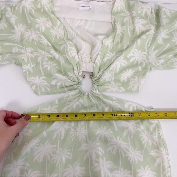 Lovers and Friends Maysa Kimono Dress Palm Tree Print Size M - Picture 13 of 14